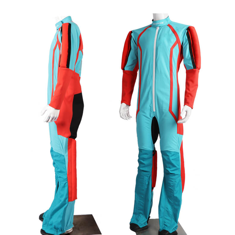 高空跳(tiào)傘服側面展示