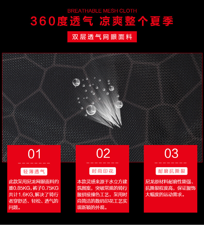 雙層透氣網眼面料